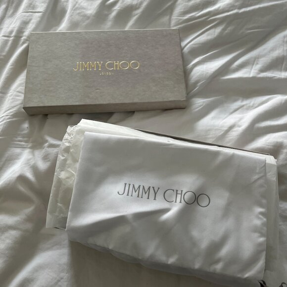 NEW Jimmy Choo Black silver Studded Davia Ballerina SQUARE Flat size 9 9.5 EU 41 - Picture 4 of 9